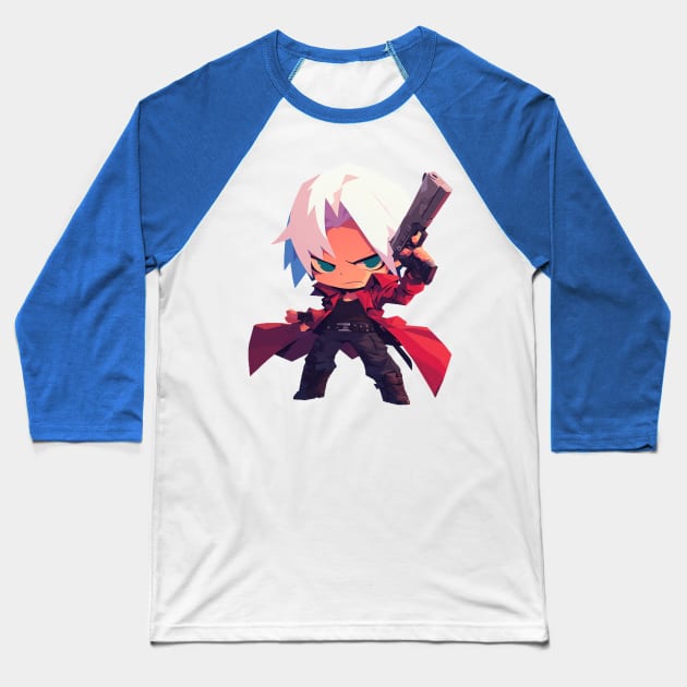 dante Baseball T-Shirt by Stephanie Francoeur Art